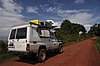 Unterwegs auf dem Rand des Ngorongorokraters...